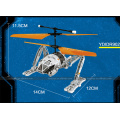2.5CH helicóptero rc IDR902 pairando modo com luz do filme quadcopter